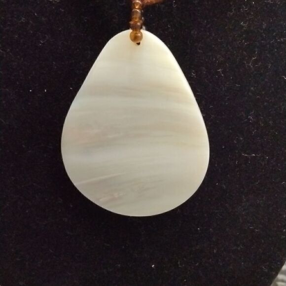 Polished Shell Necklace  - Picture 1 of 5